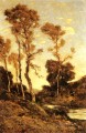Autumnal River Landscape Barbizon Henri Joseph Harpignies